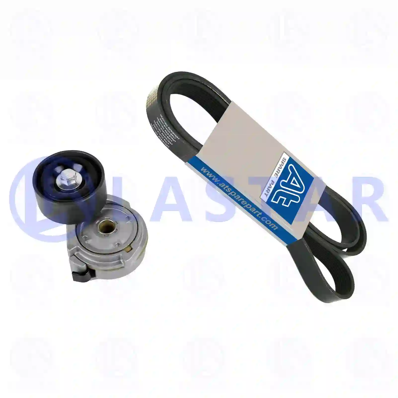 Belt Tensioner Belt tensioner, complete, with multiribbed belt, la no: 77708011 ,  oem no:9062002070S1, Lastar Spare Part | Truck Spare Parts, Auotomotive Spare Parts