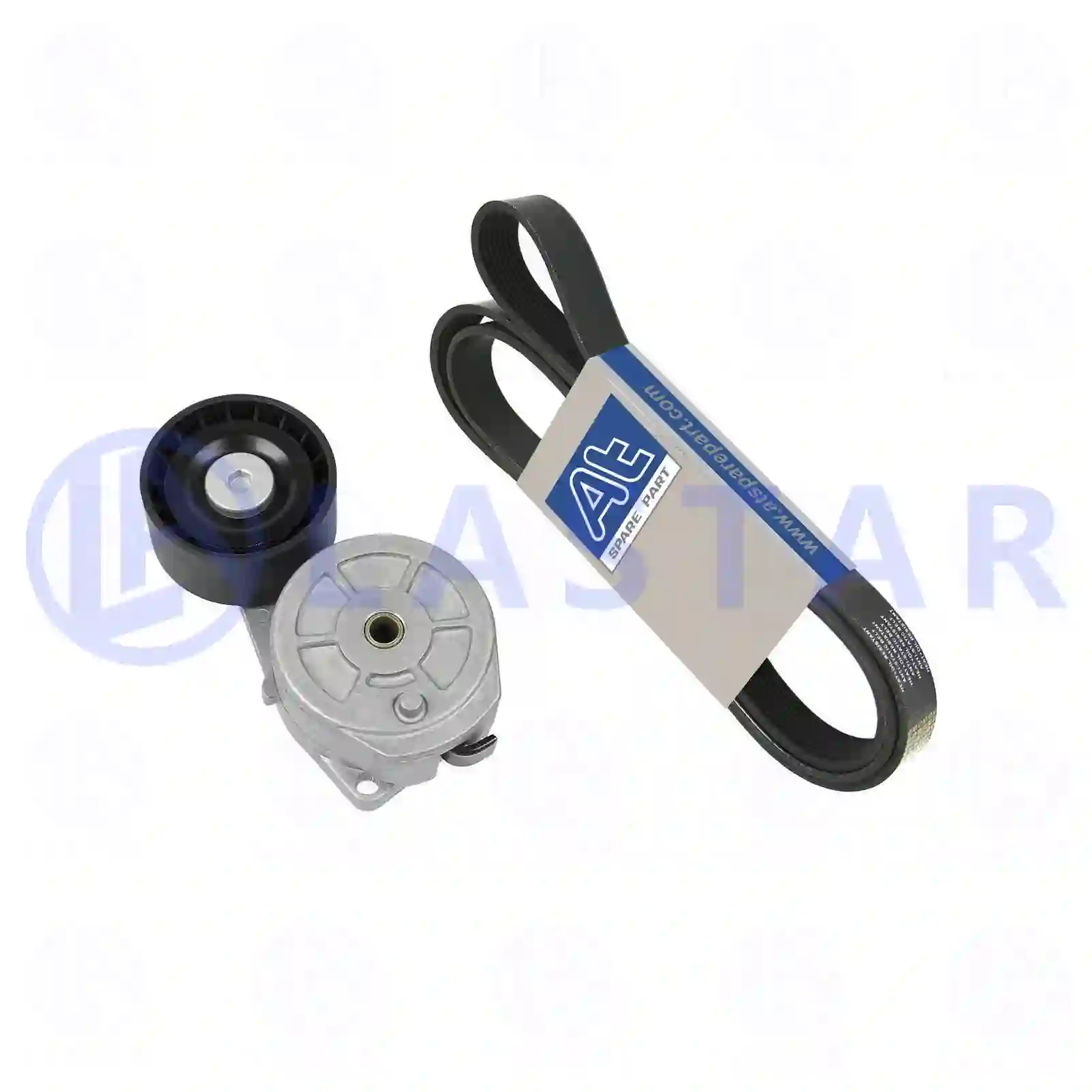  Belt tensioner, complete, with multiribbed belt || Lastar Spare Part | Truck Spare Parts, Auotomotive Spare Parts