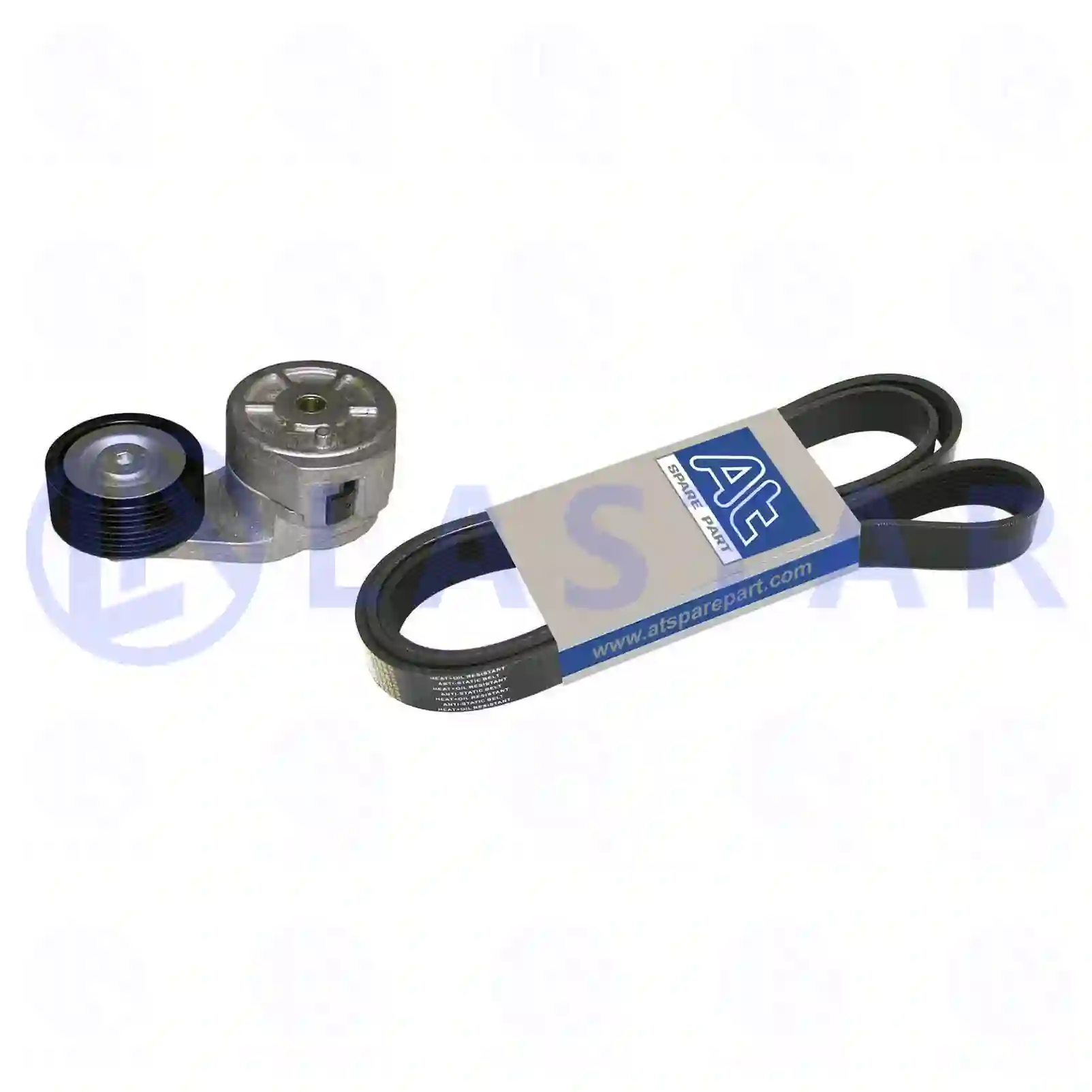 Belt Tensioner Belt tensioner, complete, with multiribbed belt, la no: 77709957 ,  oem no:1438743S, 1503115S, 1545984S, 1774653S, 1859656S, 2197004S Lastar Spare Part | Truck Spare Parts, Auotomotive Spare Parts