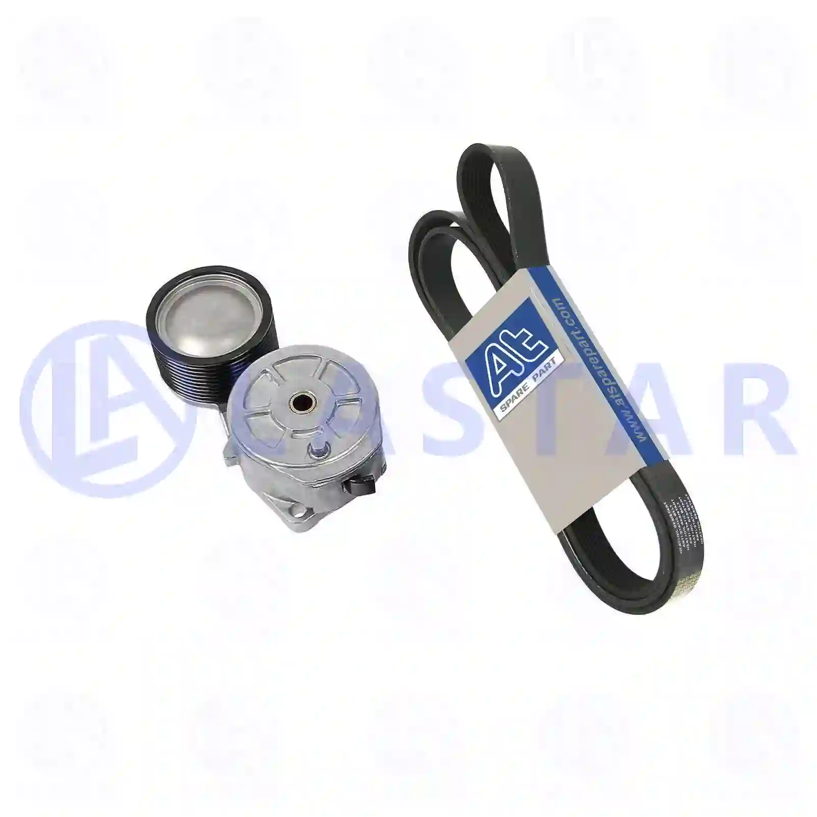 Belt Tensioner Belt tensioner, complete, with multiribbed belt, la no: 77709960 ,  oem no:1779750S, 1870551S, 2191989S Lastar Spare Part | Truck Spare Parts, Auotomotive Spare Parts