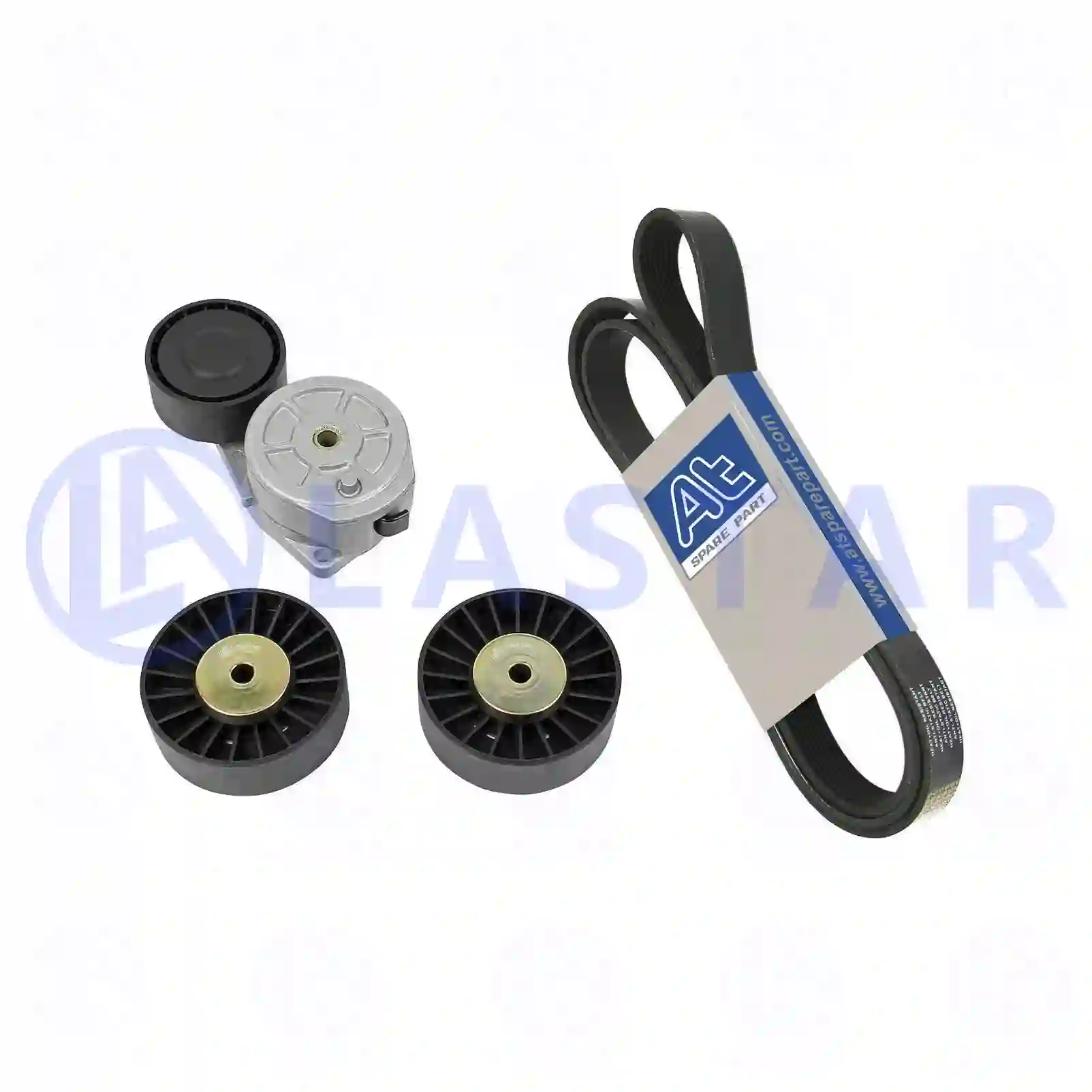  Belt tensioner, complete, with multiribbed belt || Lastar Spare Part | Truck Spare Parts, Auotomotive Spare Parts