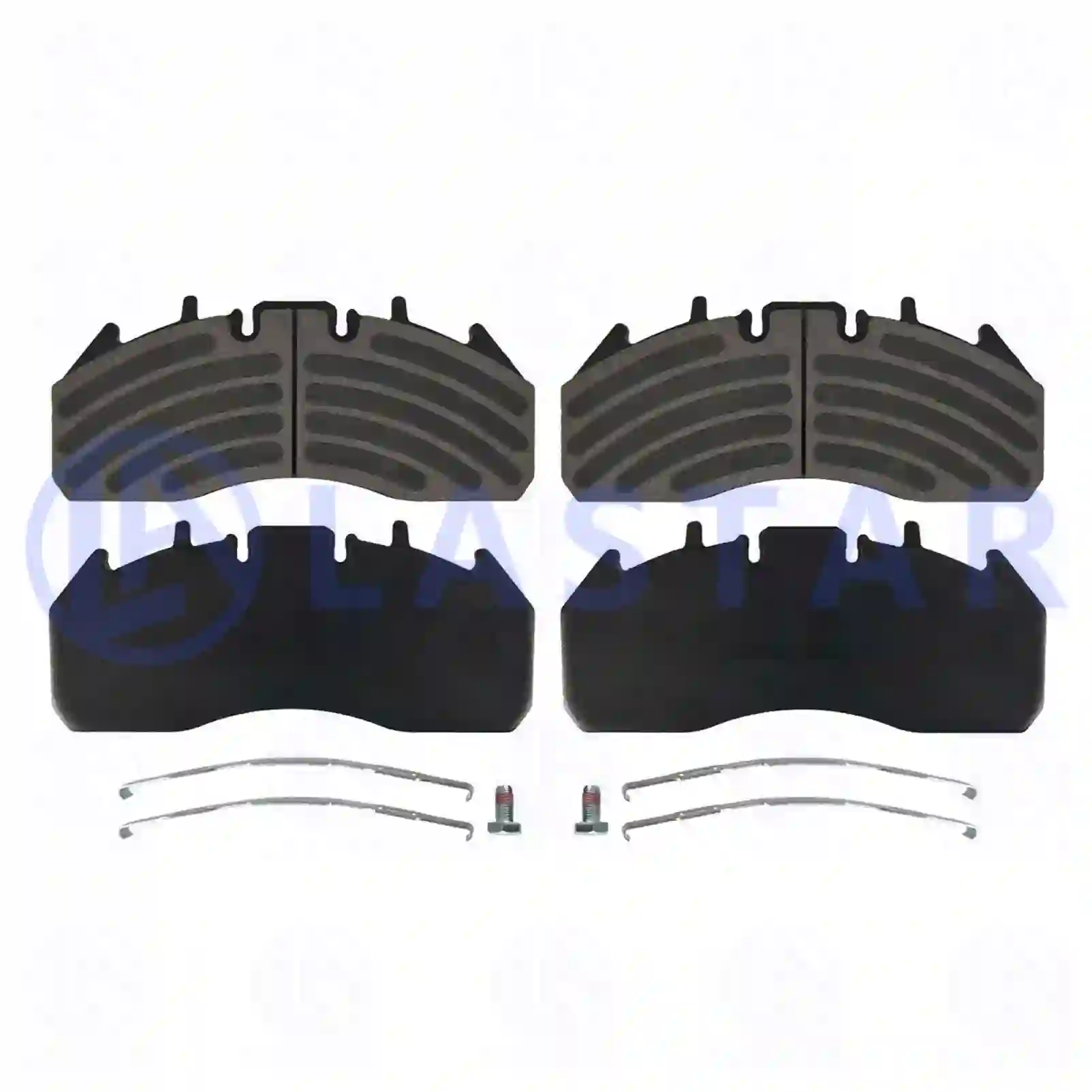 Brake Disc Disc brake pad kit, la no: 77714865 ,  oem no:1534095, 1962267, 1962589, 5001864363, 5001864364, 7421399929, MDP5104, 20568711, 20568714, 21024701, 21024702, 21352570, 21488185S, 21496550, 23149532, ZG50413-0008 Lastar Spare Part | Truck Spare Parts, Auotomotive Spare Parts