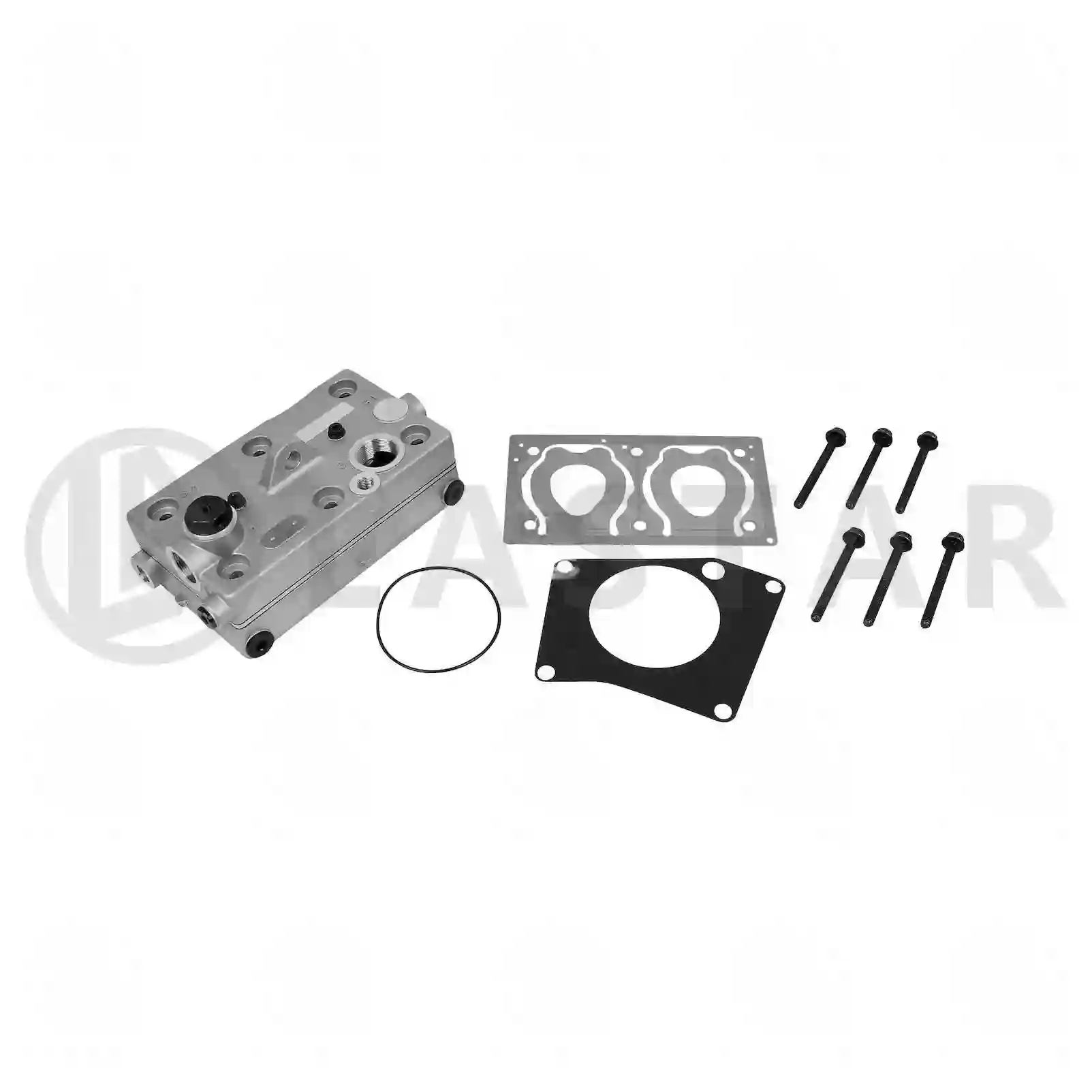 Compressor Cylinder head, compressor, complete, la no: 77715319 ,  oem no:0011304715, 0011305915, 4571304915S1, 4571307115S1 Lastar Spare Part | Truck Spare Parts, Auotomotive Spare Parts