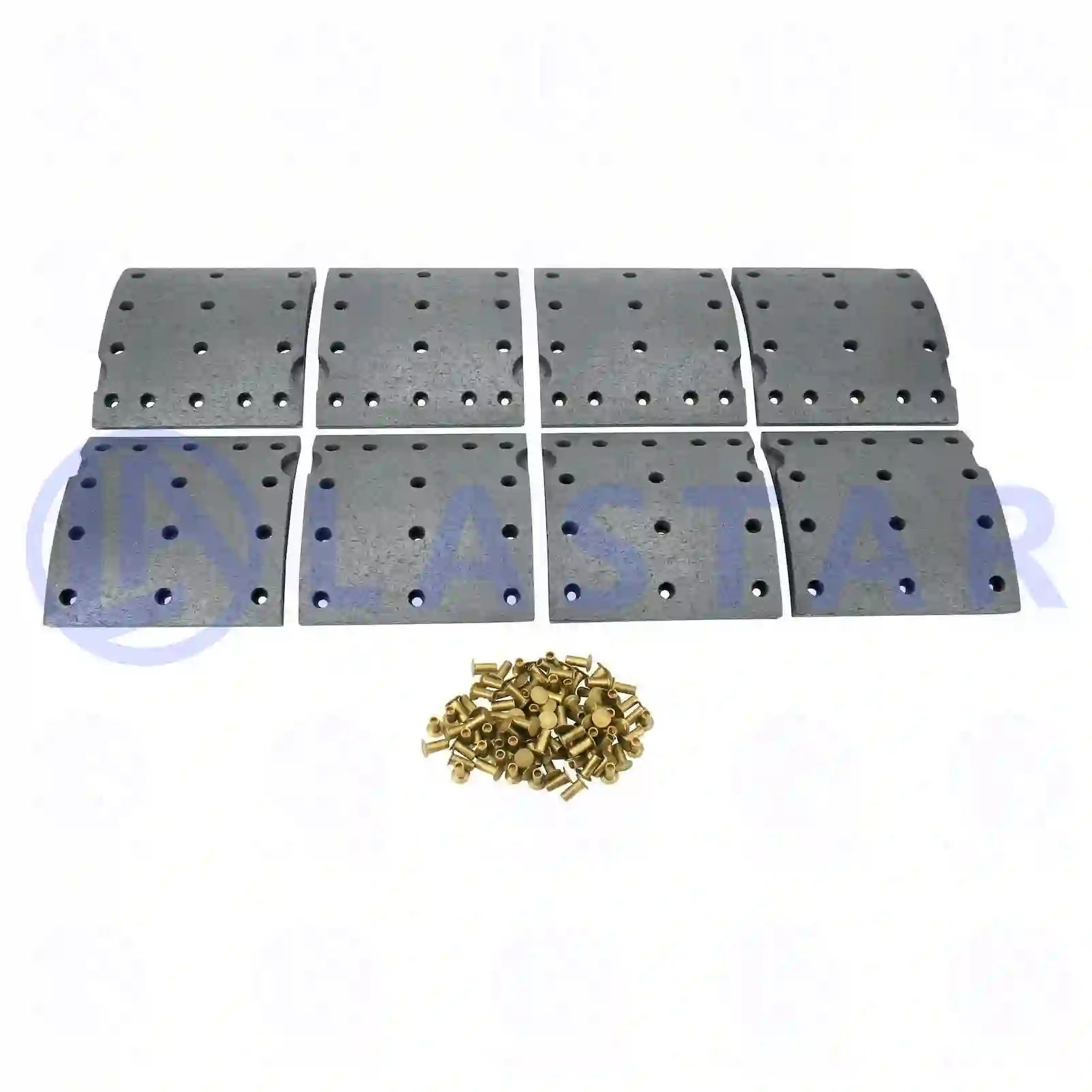 Brake Shoe Drum brake lining kit, axle kit, la no: 77717433 ,  oem no:5001868087, 7421534374, MBLK1180, 21534097, 21534097S, 270518, 270518S, 270834, 270834S, 2708345, 270940, 270940S, 2709400, 270974, 270974S, 2709749, 275994, 275994S, 3090347, 3090347S, 3091456, 3091456S, 3095167, 3095167S, 3095177, 3095177S, 3095187, 3095187S, ZG50448-0008 Lastar Spare Part | Truck Spare Parts, Auotomotive Spare Parts