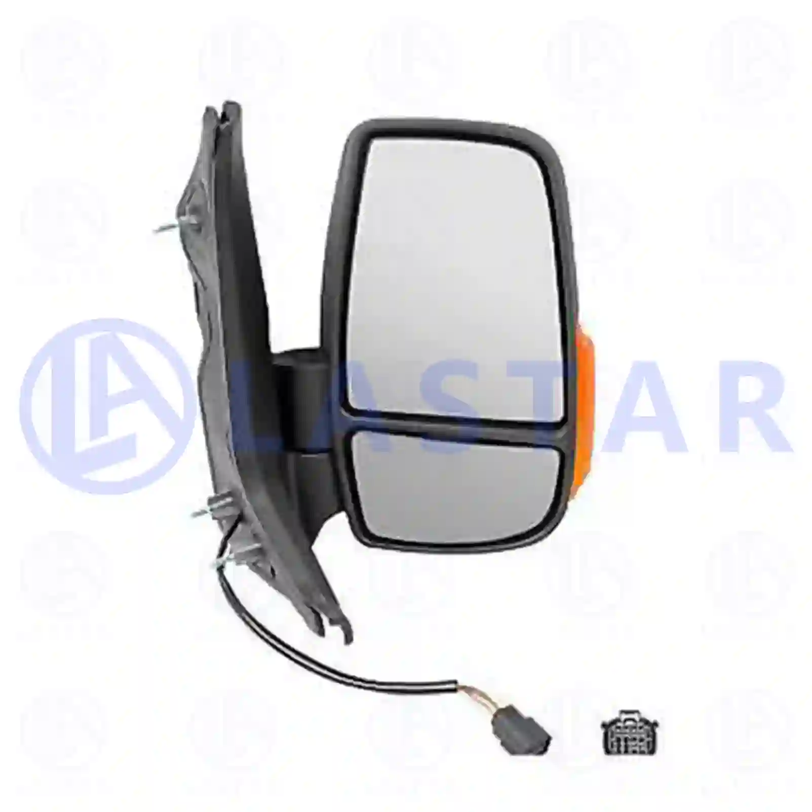 Mirror Main mirror, right, electrical, la no: 77718458 ,  oem no:1871712, 1881638, 1911134, 1932576 Lastar Spare Part | Truck Spare Parts, Auotomotive Spare Parts