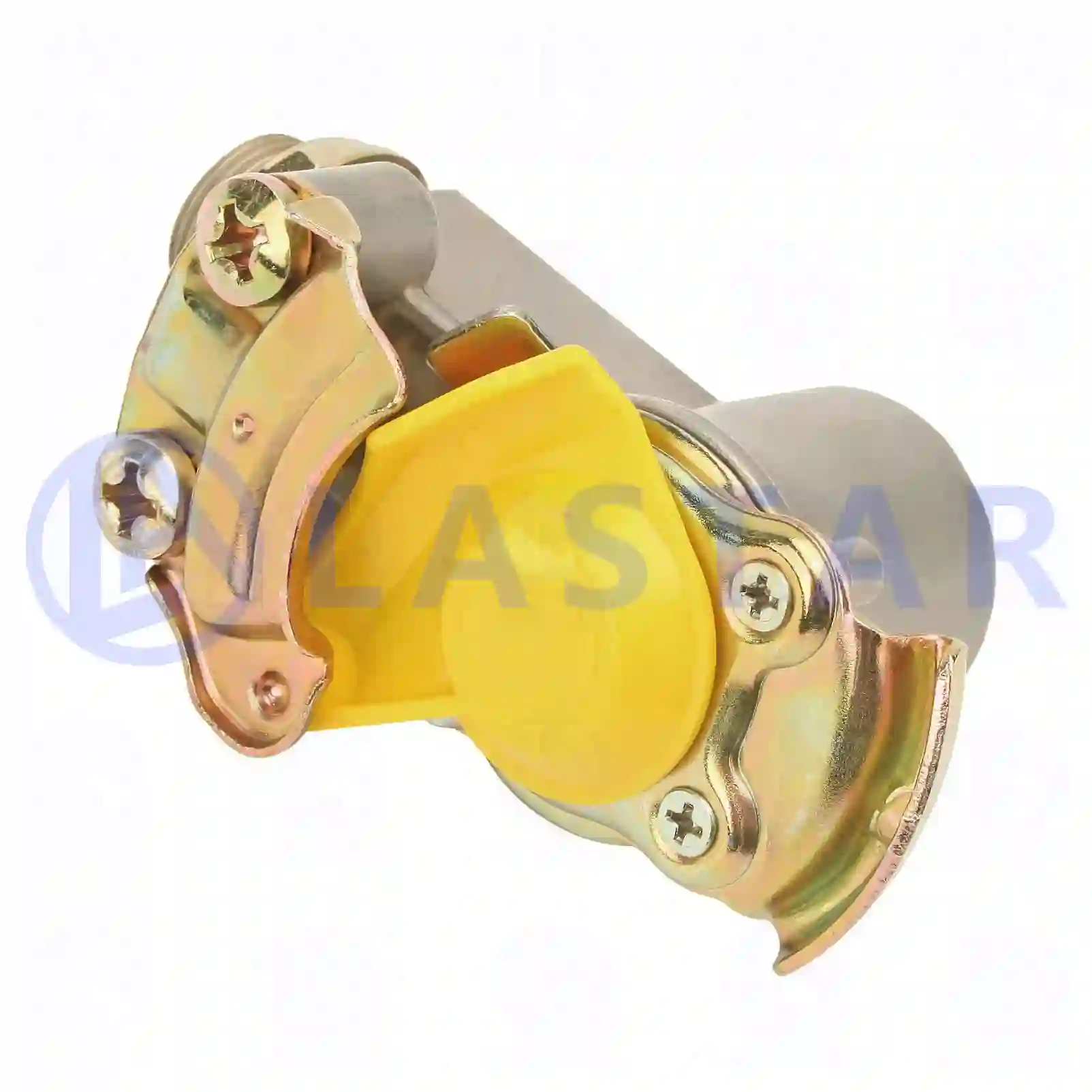 Compressed Air Palm coupling, yellow lid, with pipe filter, la no: 77725448 ,  oem no:1518206, 21151103103, 6500331, 5058203290, 5820329, 81998062077, AIF1174, 1912348, 1020771, 55106, WA9522010010 Lastar Spare Part | Truck Spare Parts, Auotomotive Spare Parts